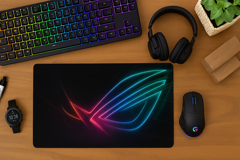 چاپ عکس روی موس پد گیمینگ | چاپ زیگ زاگ