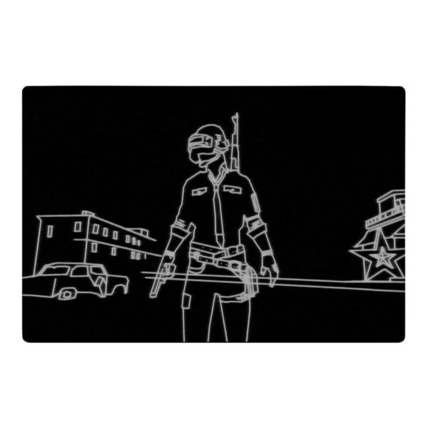 موس پد گیمینگ طرح pubg کد 4334