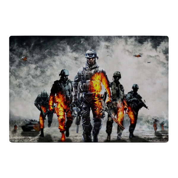 موس پد گیمینگ طرح battlefield کد 4133
