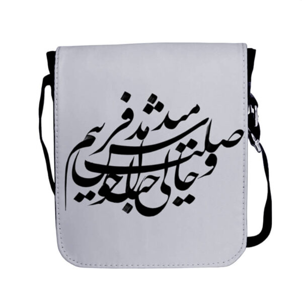کیف دوشی طرح تایپوگرافی شعر کد 8484