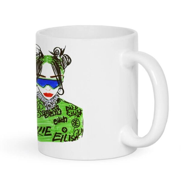 ماگ طرح Billie Eilish کد 1368 - Image 2