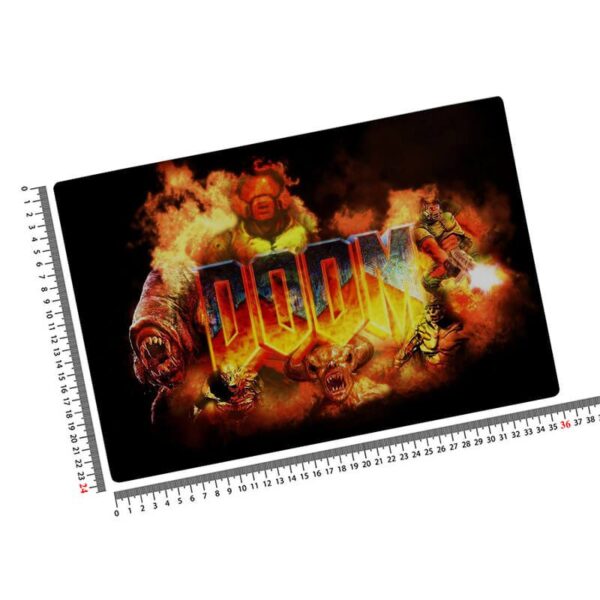موس پد گیمینگ طرح doom کد 4195 - Image 2