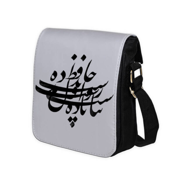 کیف دوشی طرح تایپوگرافی شعر کد 8483 - Image 5