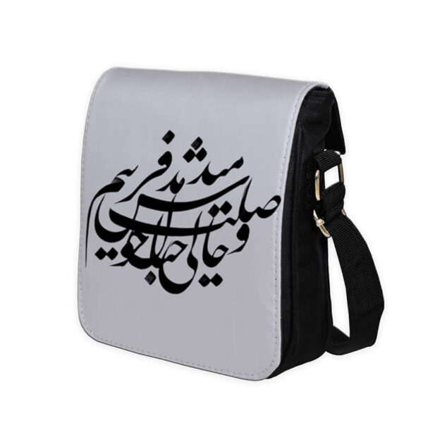 کیف دوشی طرح تایپوگرافی شعر کد 8484 - Image 4