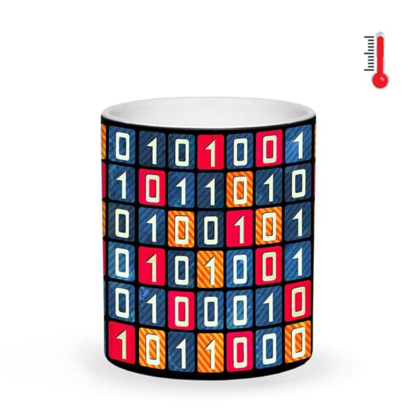 ماگ حرارتی طرح صفر و یک کد 1750 - Image 4
