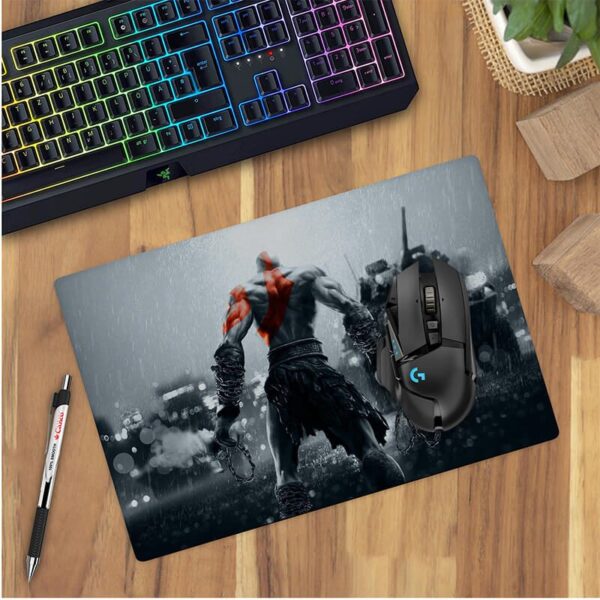ماوس پد گیمینگ طرح بازی god of war کد 4076 - Image 3