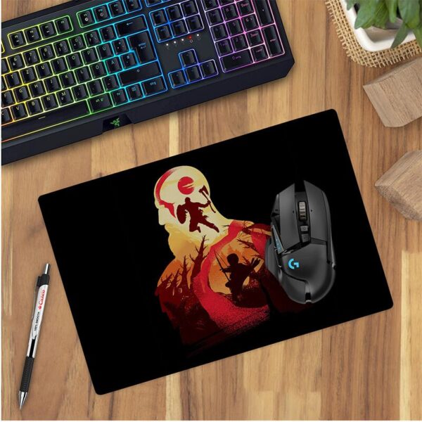 ماوس پد گیمینگ طرح بازی god of war کد 4077 - Image 3