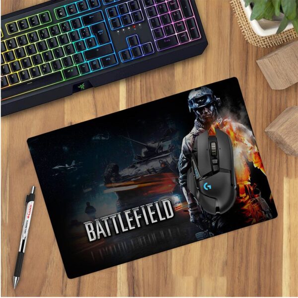 موس پد گیمینگ طرح battlefield کد 4132 - Image 3