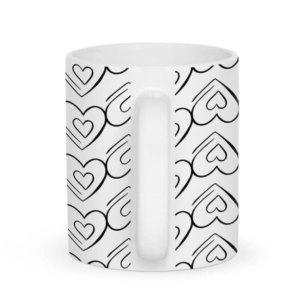 ماگ طرح قلب کد 1675 - Image 8