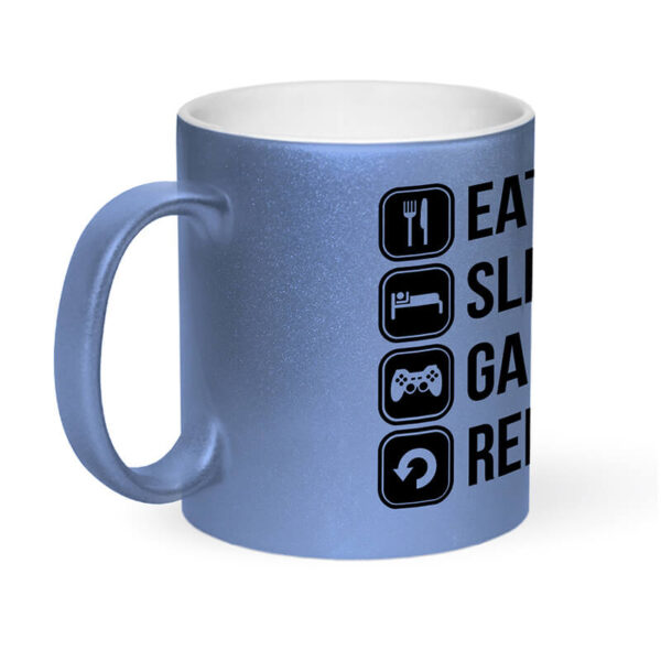 ماگ لاکچری طرح Eat Sleep Play Repeat کد 1593 - Image 8