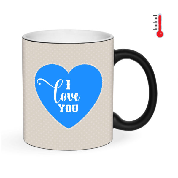 ماگ حرارتی طرح I Love u کد 1687 - Image 5