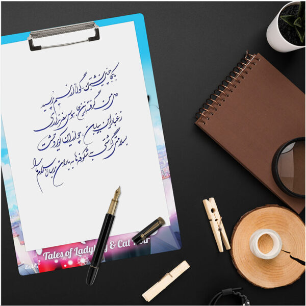 تخته شاسی طرح دختر کفشدوزکی کد W7005 - Image 4