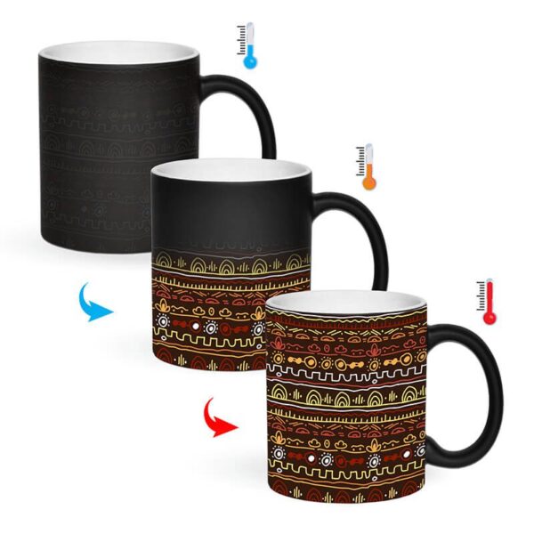 ماگ حرارتی طرح پترن خطی کد 1760 - Image 2