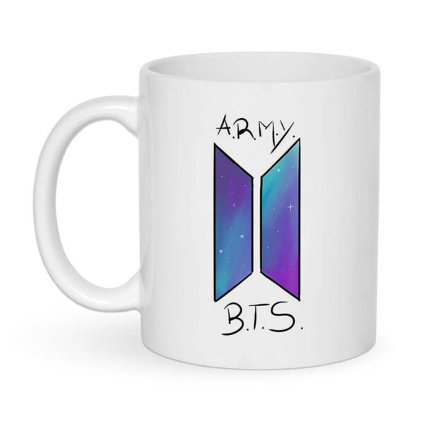 ماگ طرح BTS کد 1414 - Image 5