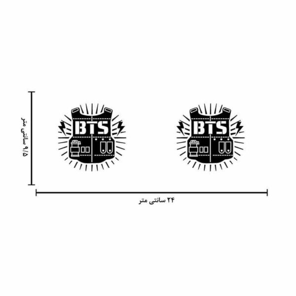 ماگ لاکچری طرح BTS کد 1449 - Image 6