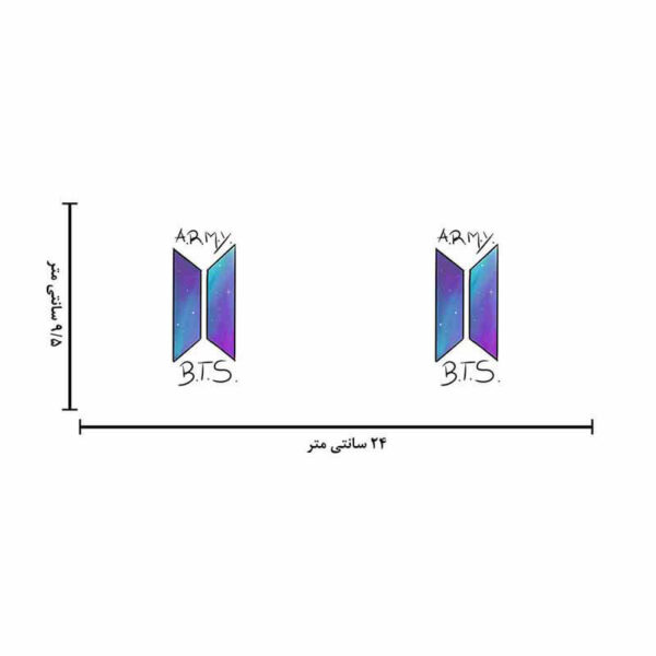 ماگ لاکچری طرح BTS کد 1445 - Image 6