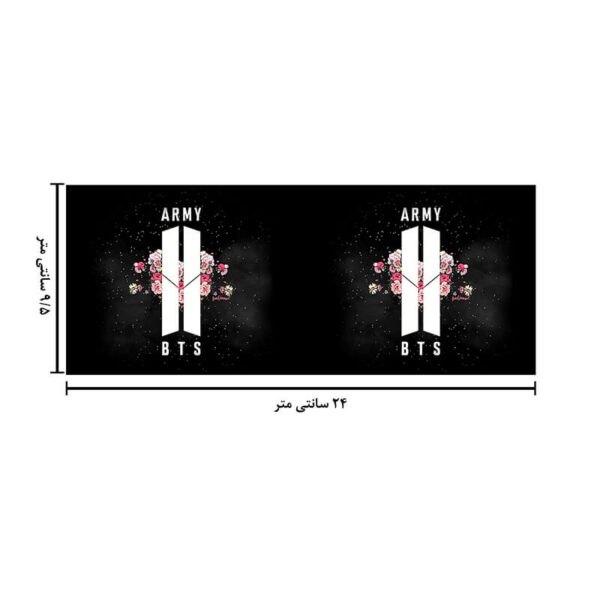 ماگ حرارتی طرح بی تی اس کد 1326 - Image 6