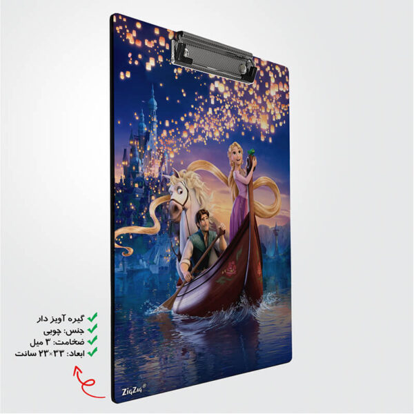 تخته شاسی طرح گیسو کمند کد W7093 - Image 2